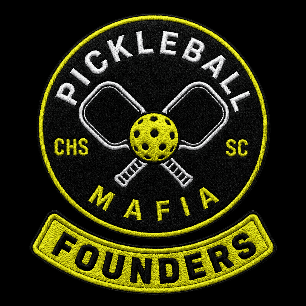 Pickleball Mafia founders kit patch and rocker